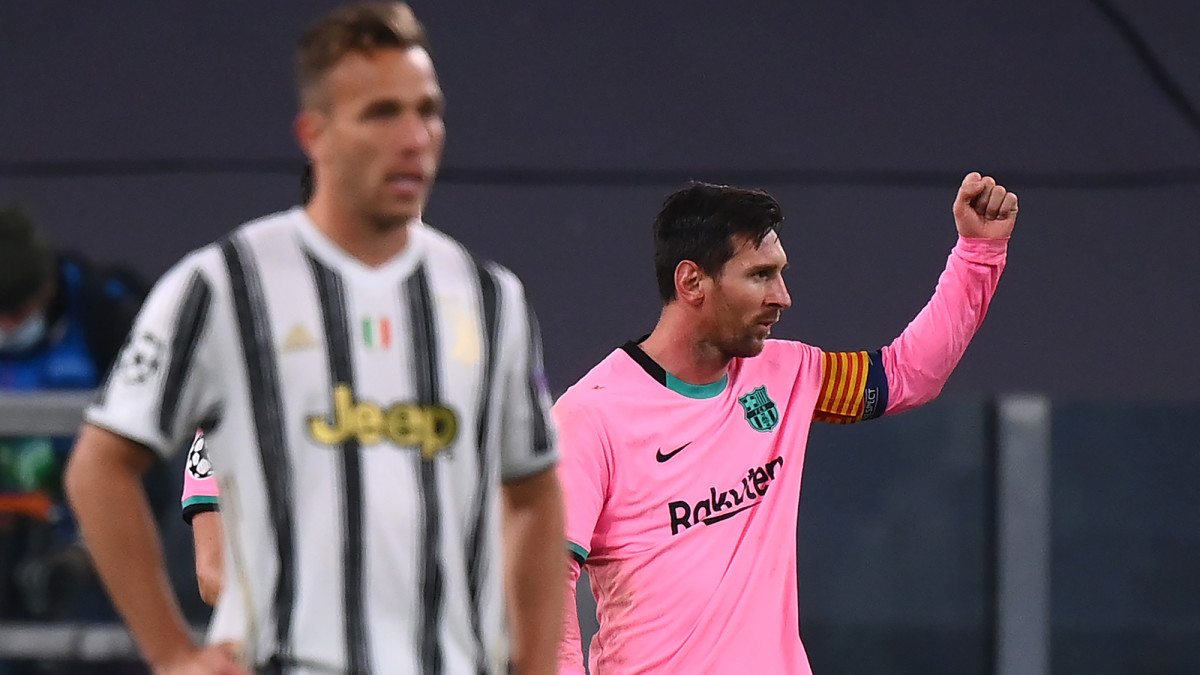 Lionel Messi and Barcelona beat Juventus in Champions League